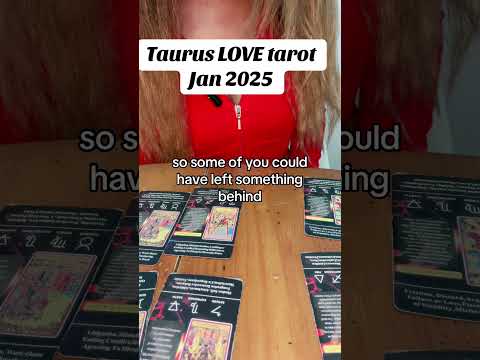 Taurus LOVE tarot reading Jan 2025 #taurus #tarot #love