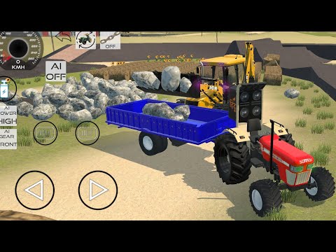 Indian vehicles simulator #jcb #tractor #jcbtractorvideo