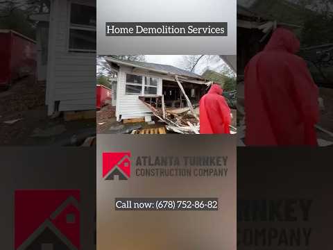 Expert Home Demolition Services in Roswell, GA | Safe & Efficient Demolition #homedemolition