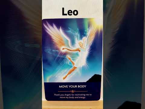 Leo / Your Angels are encouraging you to get moving #angelcards #leo