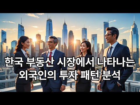 한국 부동산 시장에서 나타나는 외국인의 투자 패턴 분석