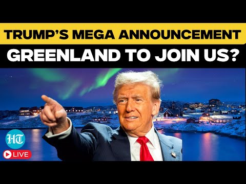 Trump Live | Donald Trump Makes Mega Announcement On Greenland | Trump Speech | Trump Latest News