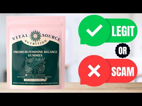 Vital Source Feminine Balance Gummies Review - Legit or Scam?