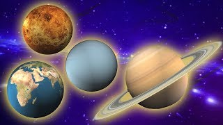 ดาวเคราะห์เพลง | เพลงก่อนวัยเรียน | บทกวีเด็ก | Learn Planets | Educational Video | Planets Song