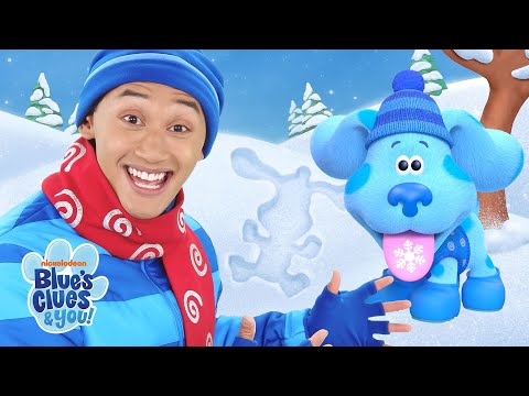 Make Silly Snow Angels w/ Blue & Friends! ❄️ | Blue's Clues & You!