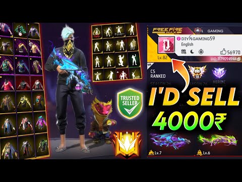 Free Fire id Sell Low Price 😱💸|| FF id SELL 🛒Low Price ma id 🤯💸|| All Evo Max || Trusted id Seller💯✅