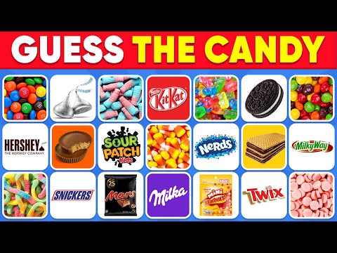 Guess The Candy by Logo 🍬🍭 How Many of These Candies Do You Know? Logo Quiz