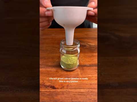 GREEN CHILLI POWDER RECIPE | Modernist Cuisine EP1 | #shorts