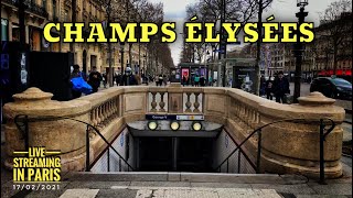 🇫🇷WALK IN PARIS "AVENUE DES CHAMPS-ÉLYSÉES" LIVE STREAMING IN PARIS (EDIT VERSION) 18/02/2021