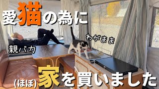 愛猫の為に動く家を購入！？快適すぎる夢の空間をご覧ください！！【猫キャンプ】