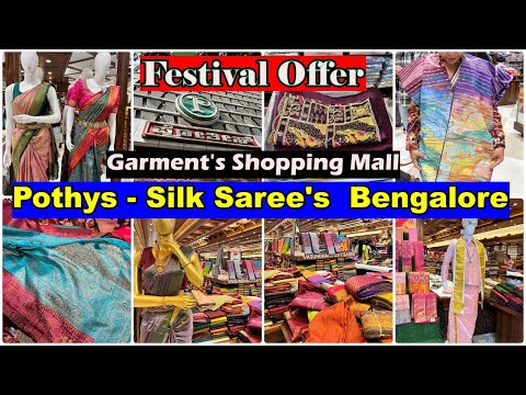 Festival Collection | Pothys Silk Saree Bangalore/Festival&Wedding collection/Durga Puja shopping