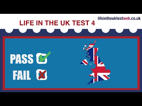 🇬🇧 Life in the UK Test 2024 - British Citizenship tests -TEST 4 📚