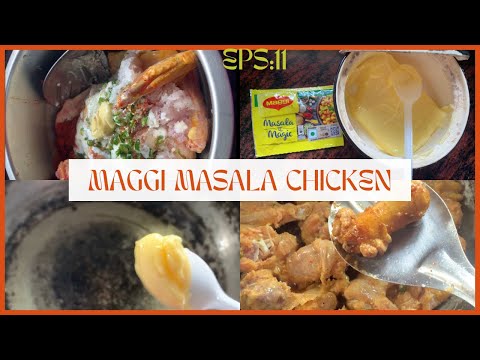 Only one ingredient || maggi masala chicken ||eps:11 #maggimasala