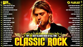 Nirvana, Led Zeppelin, Bon Jovi, Aerosmith, U2, ACDC 🤘 Classic Rock Songs 70s 80s 90s Full Album