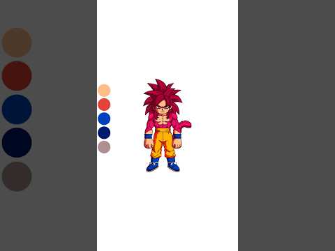 How to Draw Super Saiyan 4 Goku (Mini) From Dragon Ball Daima