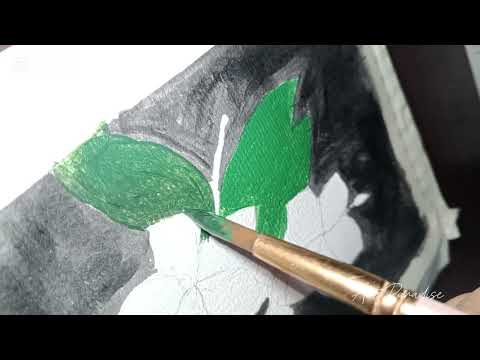 How to draw kathgolap flower #viralvideo