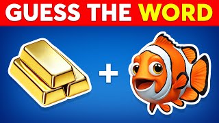 Guess The WORD By Emojis? 🤔 Emoji Quiz Challenge