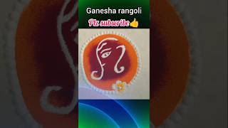 Ganpati bappa rangoli 🌺🙏 ganesha rangoli #viral #ytshortsvideo #ganpatibappamorya