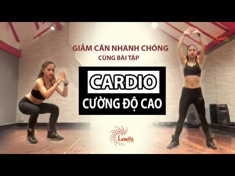 GIẢM CÂN NHANH CHÓNG CÙNG BÀI TẬP CARDIO CƯỜNG ĐỘ CAO – PHẦN 1 | Lamita Fitness