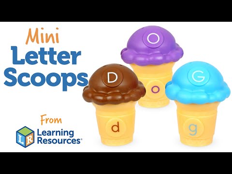 Mini Letter Scoops