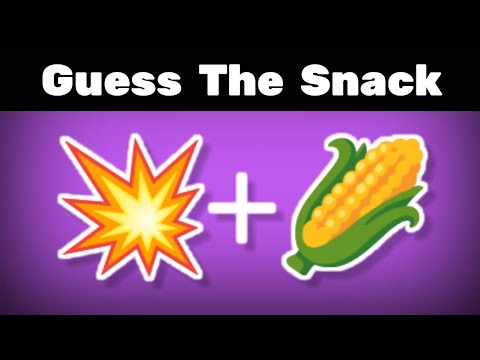 Can You GUESS THE SNACK By Emoji? Emoji Quiz 🍟🍔