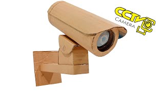 How To Make CCTV Camera at Home DIY Cardboard CCTV Camera Project