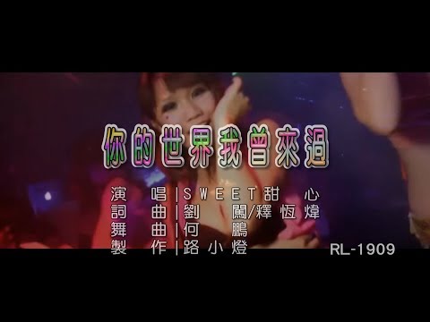 Sweet甜心 | 你的世界我曾來過 | (DJ版) | (1080P)KTV