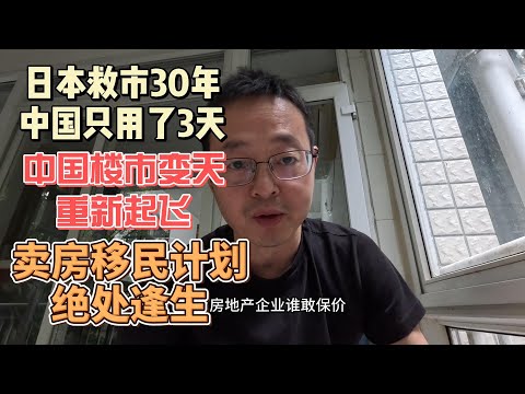 日本救市30年 中国只用了3天|上头发话了 中国楼市奉命起飞|卖房移民计划绝处逢生