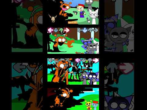 FNF Vs Sprunki Mix: ALL Pibby Phases - Incredibox Sprunki #incredibox #sprunki