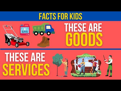 What are GOODS and SERVICES? Educational Fun Facts for Kids