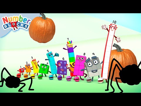 Halloween Numberblob Counting 🎃| Learn to Count Numbers | Maths Cartoons for Kids | Numberblocks