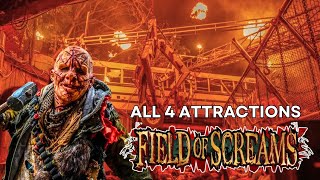 FIELD OF SCREAMS 2024 | ALL 4 Attractions Event Walkthrough Opening Weekend | Lancaster PA