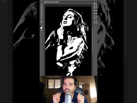 PRO Tip For Making Amazing Stencil Art Effect in Photoshop 2024