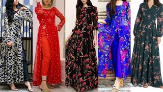 Long Kurti Design Ideas/ Stylish Long Kurti Design Images/ Floor Touch Kurti Design Images