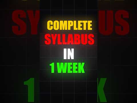 Fastest Way to Complete Syllabus | Class 10 Boards 2025 #class10 #cbse #icse #boards #motivation #pw