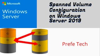 Spanned volume Configuration on Windows Server 2019