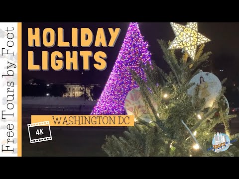 Washington DC Christmas Tree  |  Holiday Lights 2020