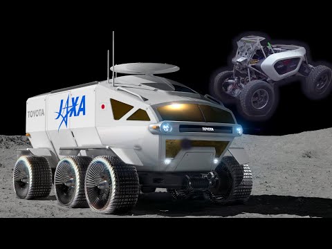 Toyota Space Vehicles - Lunar Cruiser and Moon Buggy!