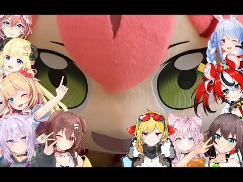 Hololive members reactions to Mikodanye in Holocure