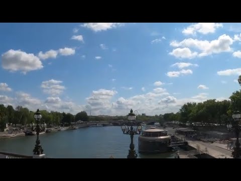 Paris drive Champs Elysees Pantheon and Eiffel Tower | Pete Renault Travel Vlog #parisolympics2024