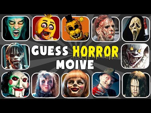 Guess the HORROR MOVIE | GhostFace, Pennywise, M3GAN, Michael Myersm, FNAF Quiz