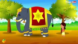 Aane  | Kannada Rhymes For Kids | 2D Animation | Children Cartoon Nursery Songs