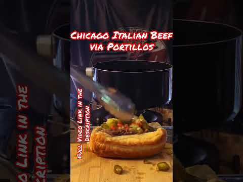 Making Portillo's Italian Beef Sandwich at Home!