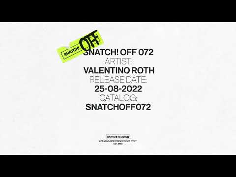 Valentino Roth - Lifetones (Original Mix) [Snatch! OFF]