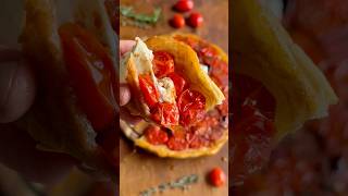 The Best Cherry Tomato Tart You’ll Ever Make! #tomatorecipe