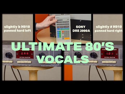 How to get 80s vocals with the H910