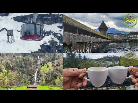 EXPLORING Lucerne, Switzerland just 45 min away from Mount Titlis! 🌅 |Day Trip Vlog