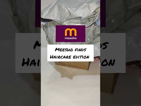 Meesho finds haircare edition #shorts #haircare #meesho #unboxing #meeshohaul #meeshofinds #ytshorts