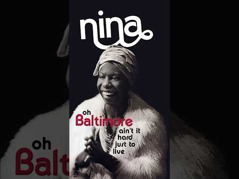 “Oh Baltimore, ain’t it hard just to live…” - #ninasimone #baltimore #randynewman