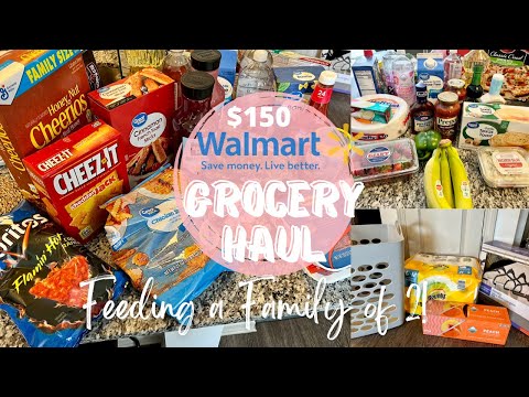 $150 WALMART GROCERY HAUL | HUSBAND AND WIFE